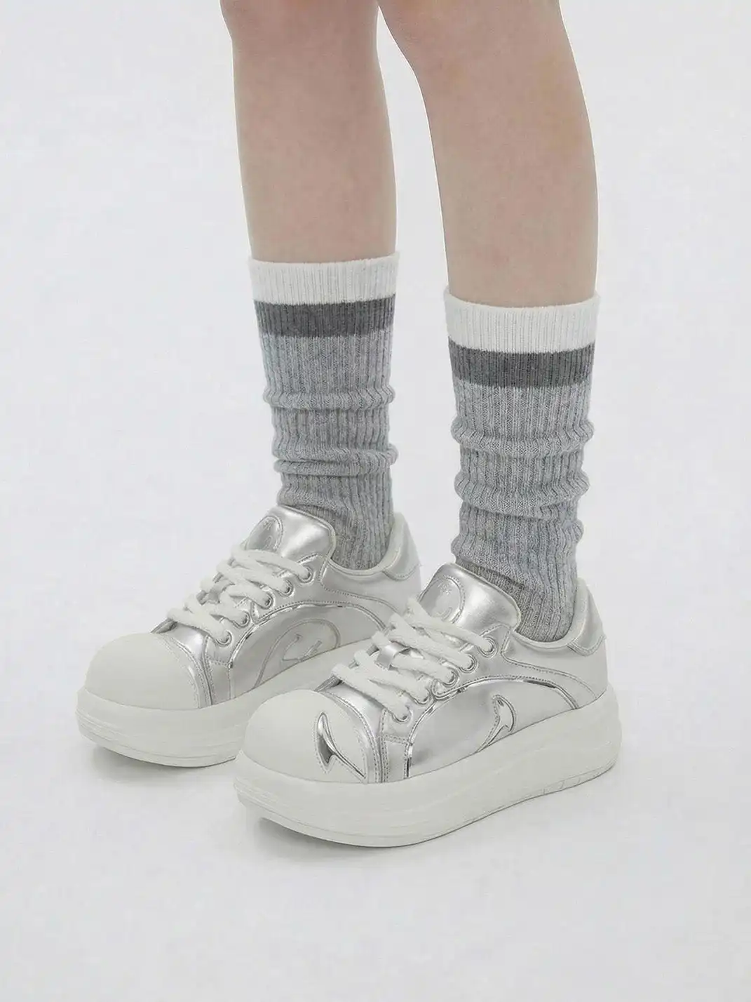 SMILEY丨Big Head Shoes Series-Silver