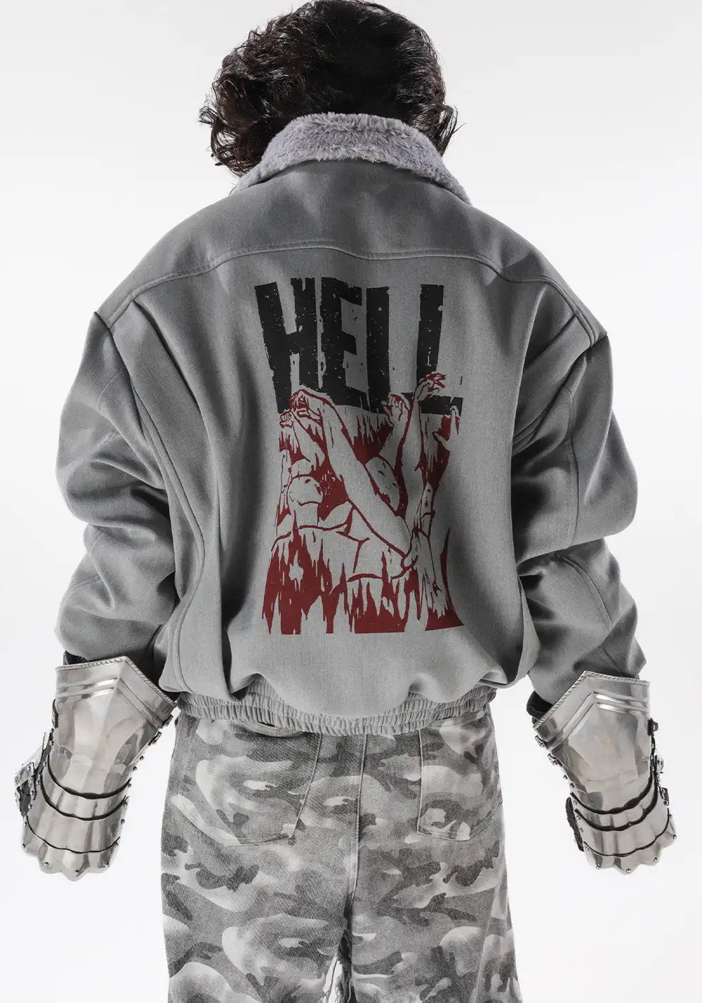 Reversible Plush Plane Jacket
