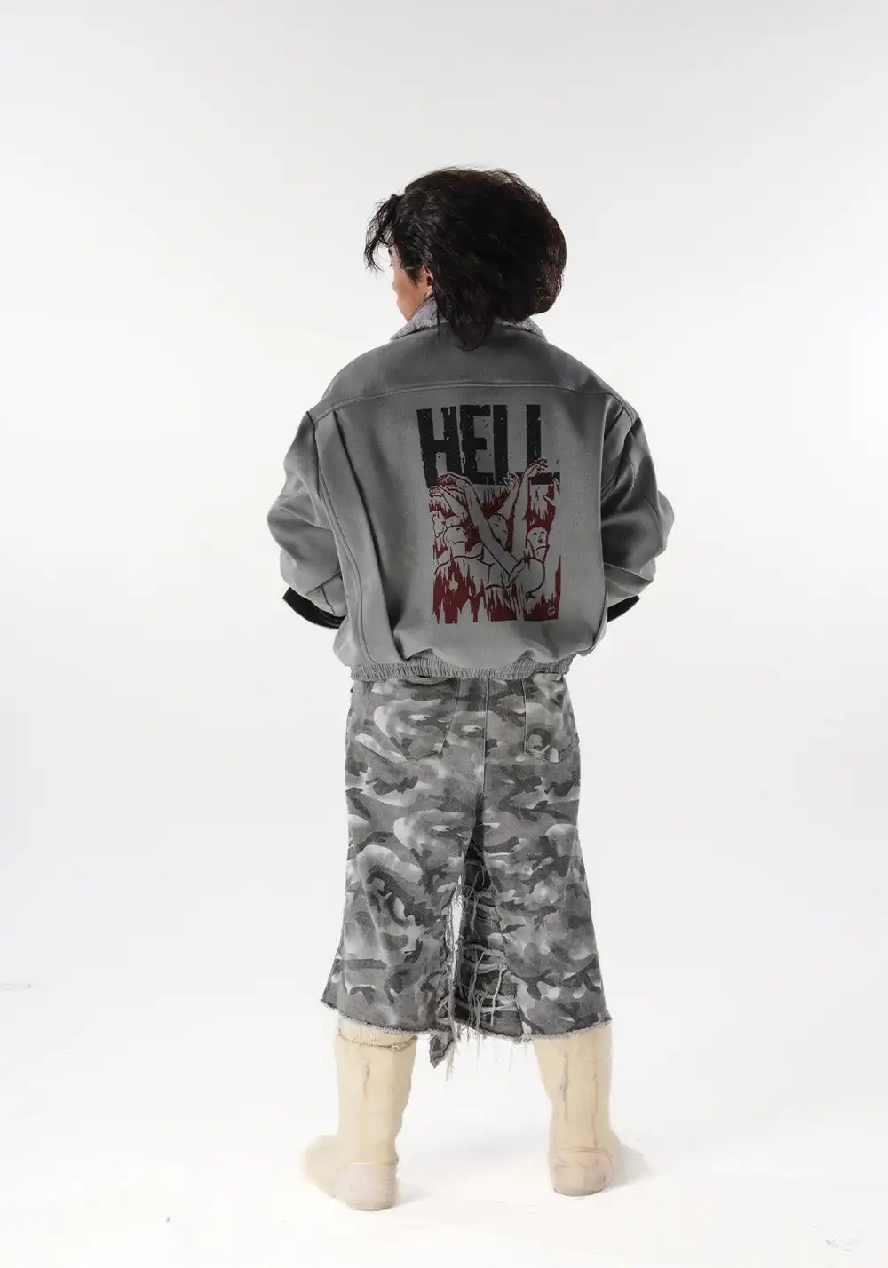 Reversible Plush Plane Jacket