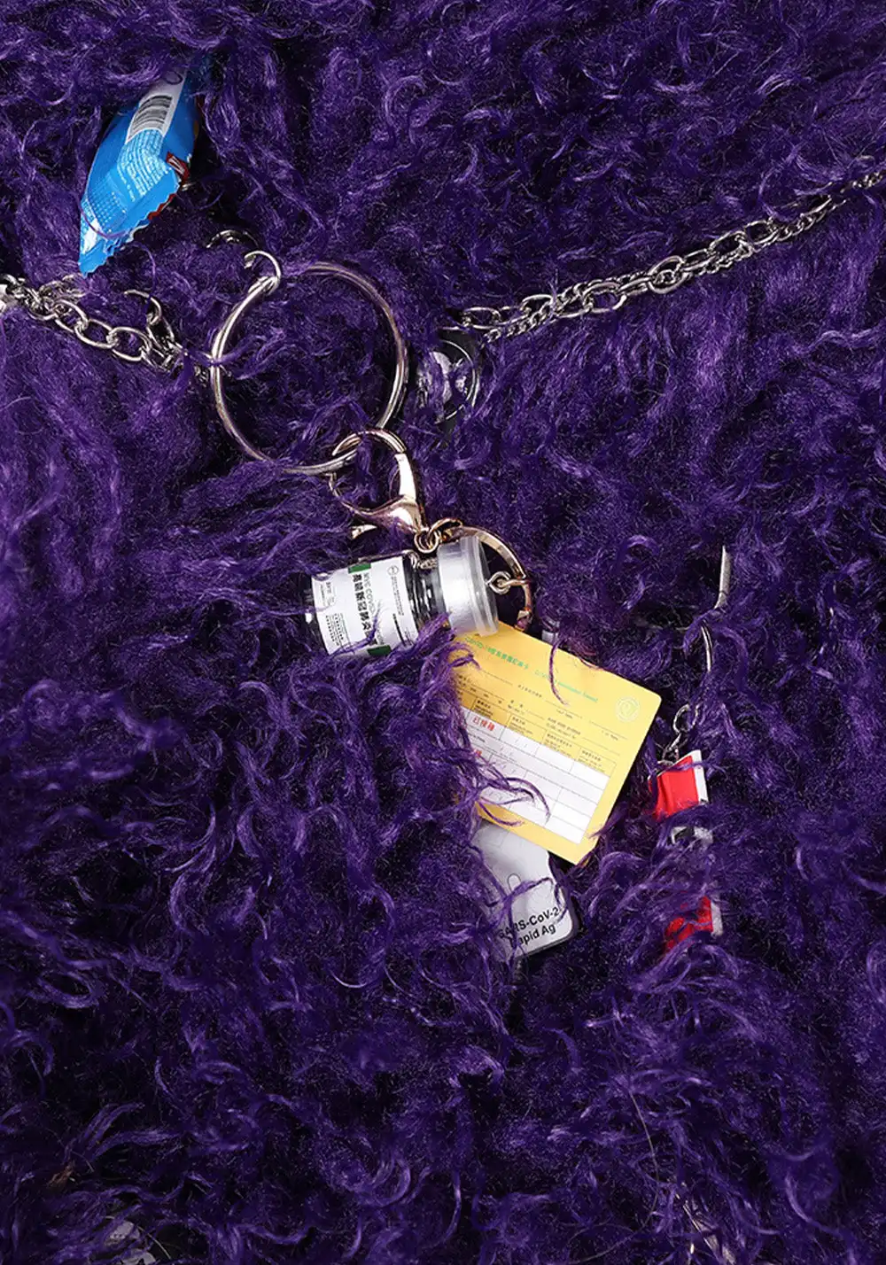 Handmade Pendant Fur Bathrobe Coat