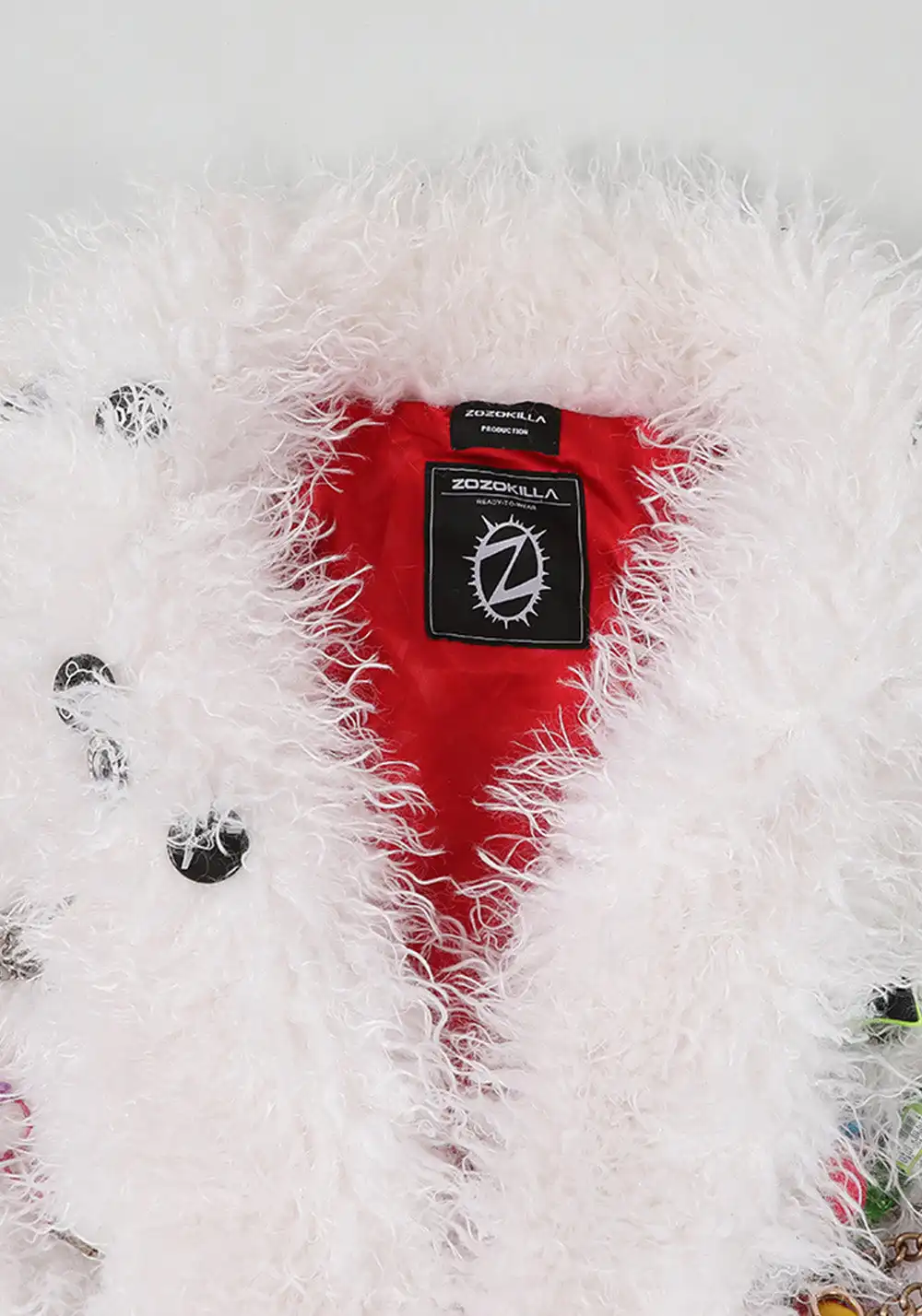 Handmade Pendant Fur Bathrobe Coat