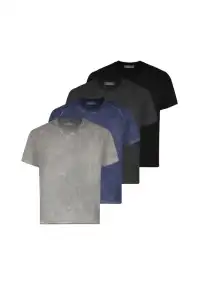 UNIFORM STRUCTURE TEE WASHED ASH