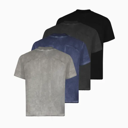 UNIFORM STRUCTURE TEE WASHED ASH - 2