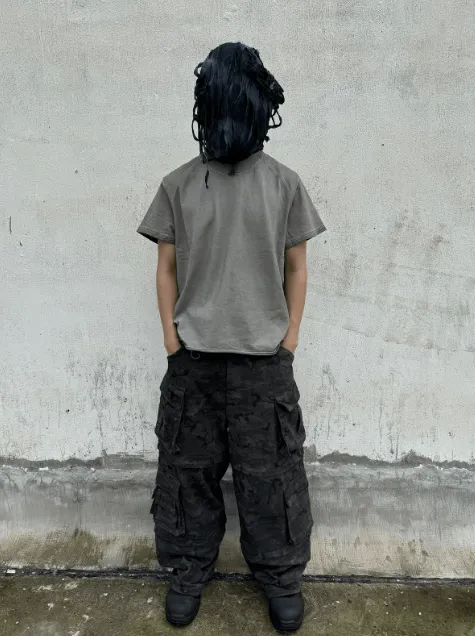 UNIFORM STRUCTURE TEE WASHED ASH