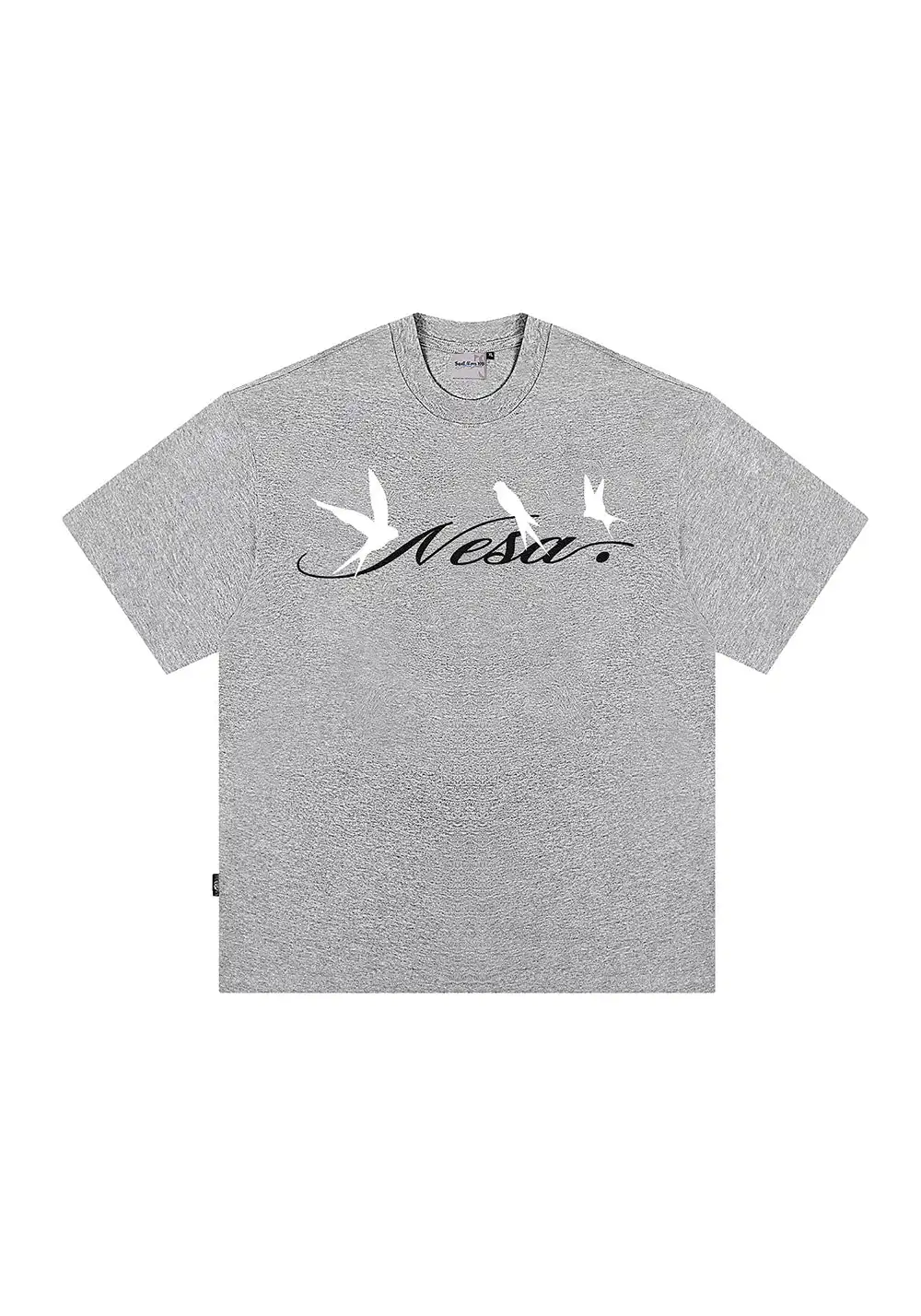 Printed Swallow Short Sleeve T-Shirt