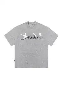 Printed Swallow Short Sleeve T-Shirt