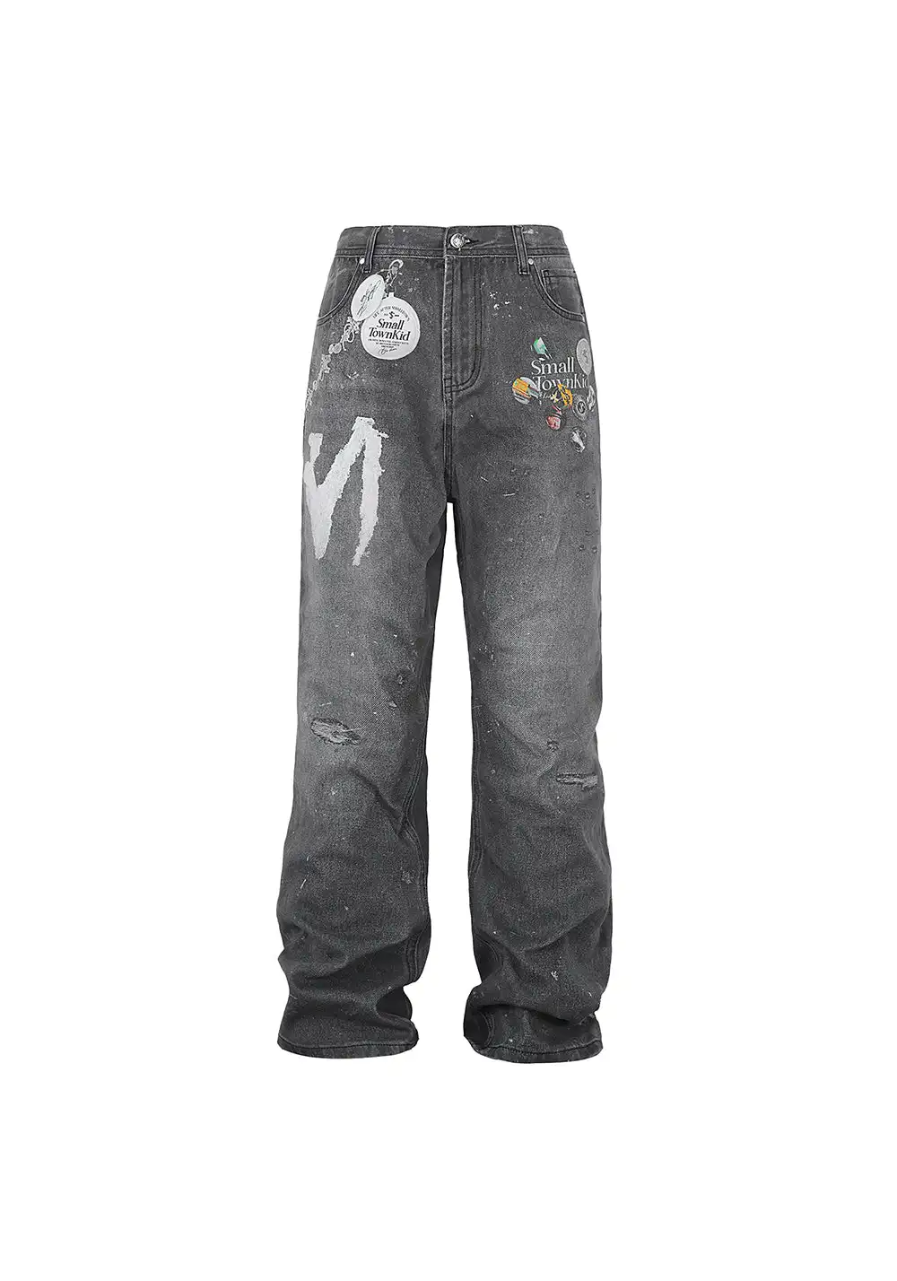 Badge 3D Printed Jeans