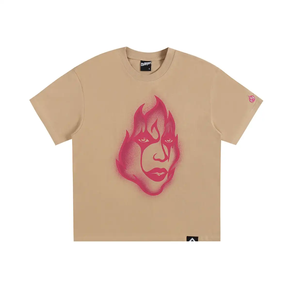 BURNIN FIRE HEART WOMEN'S SHORT SLEEVE T-SHIRT