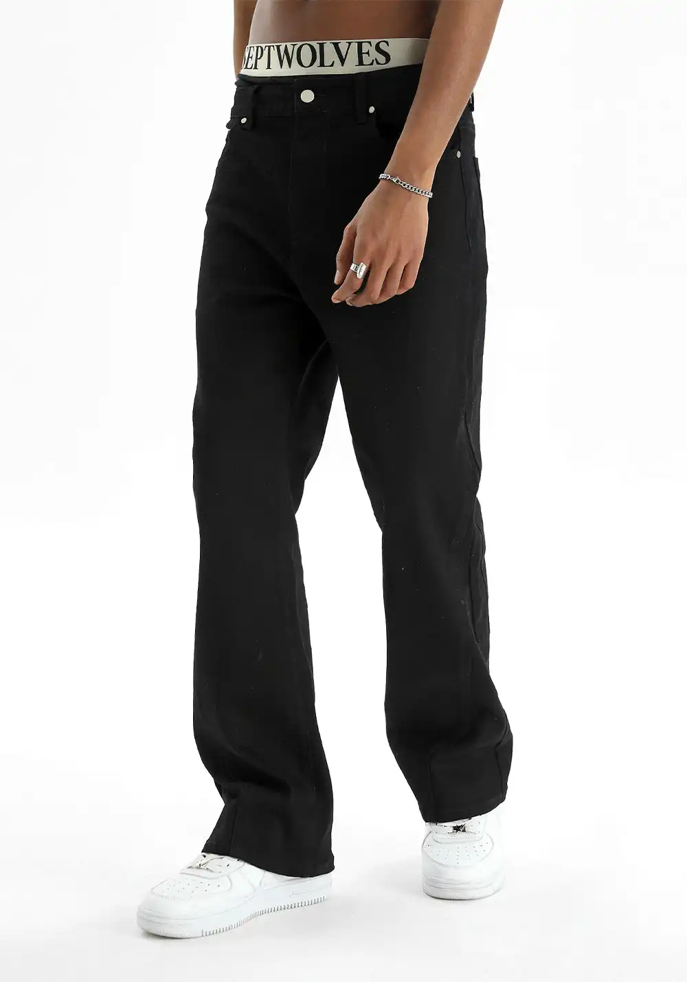 Hip Hop Hipster Bold Line Jeans