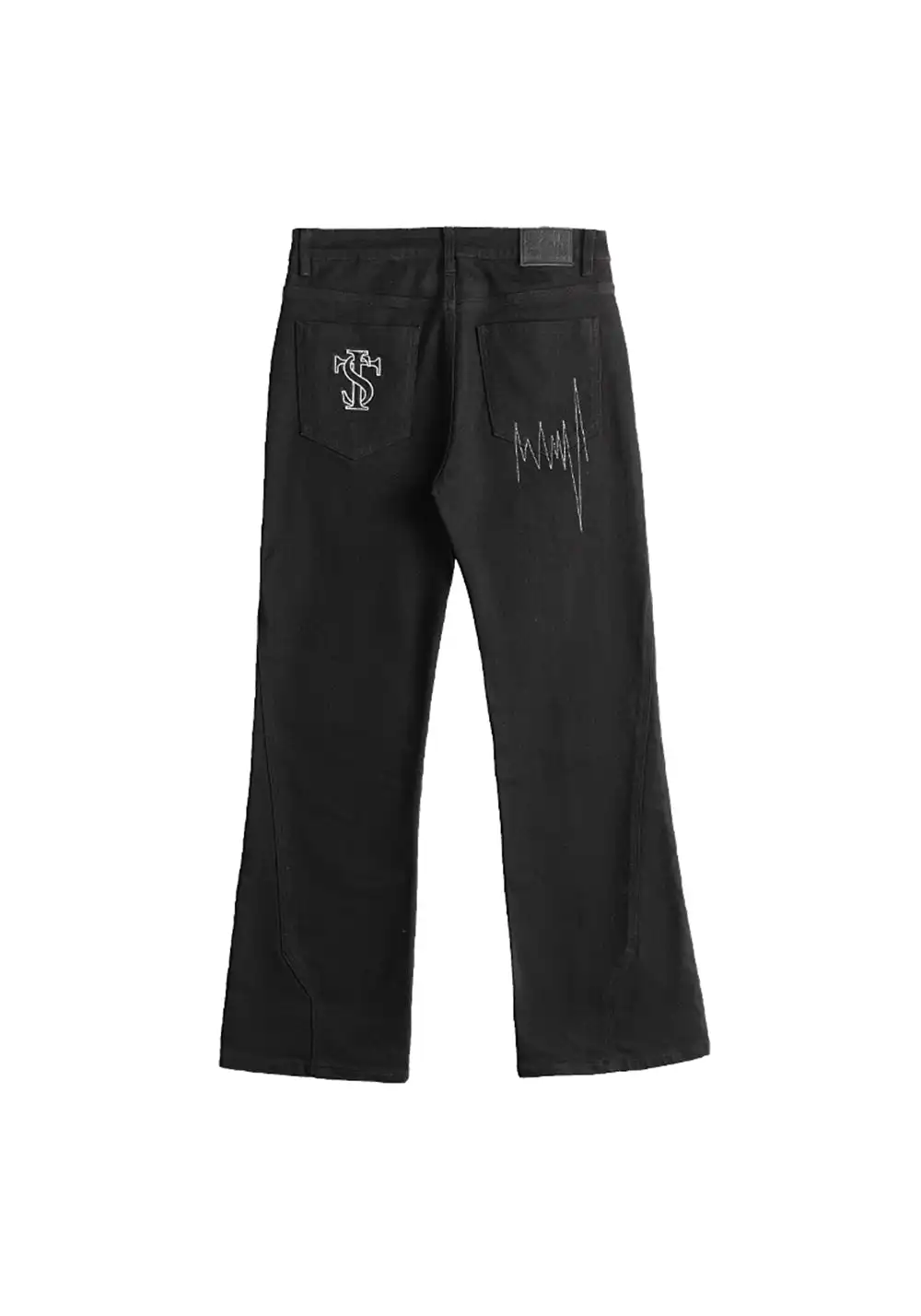 Hip Hop Hipster Bold Line Jeans
