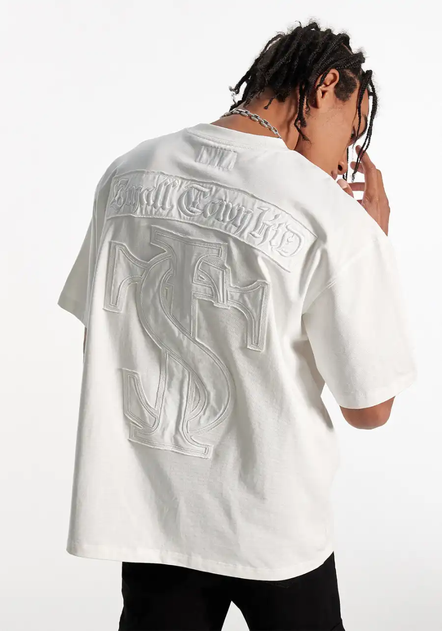 Patch Short Sleeve Crew Neck T-Shirt - 2
