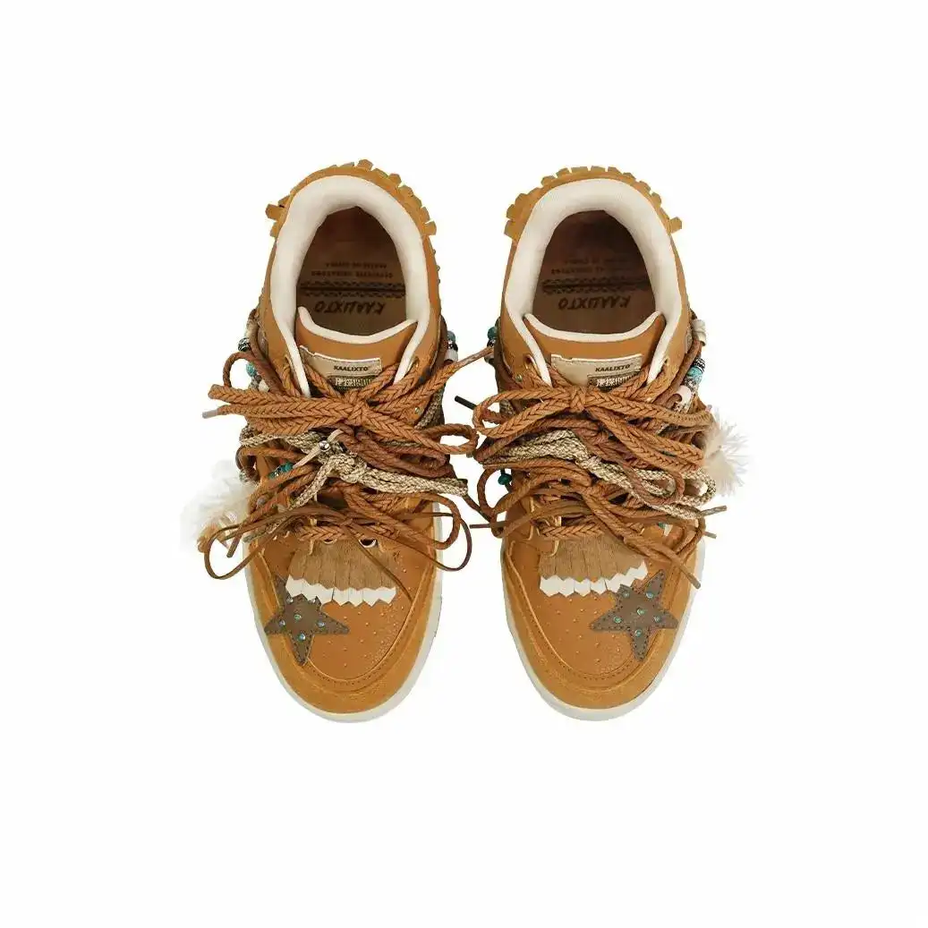 KAALIXTO丨Star Board Shoes-DETECTIVE CHINATOWN 1900 collaboration edition-Ginger
