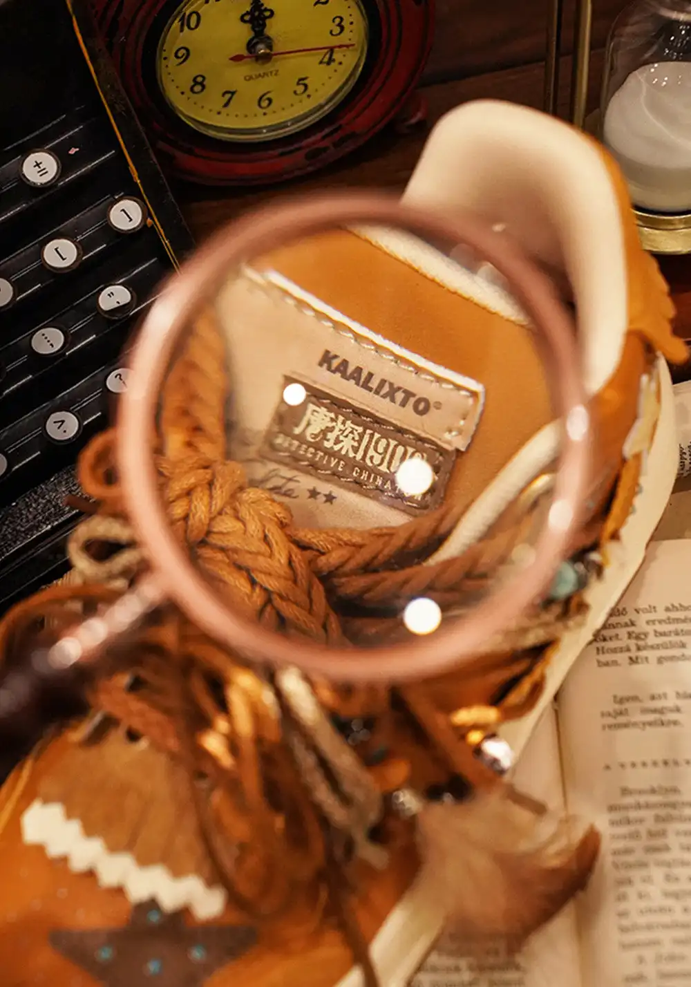 KAALIXTO丨Star Board Shoes-DETECTIVE CHINATOWN 1900 collaboration edition-Ginger
