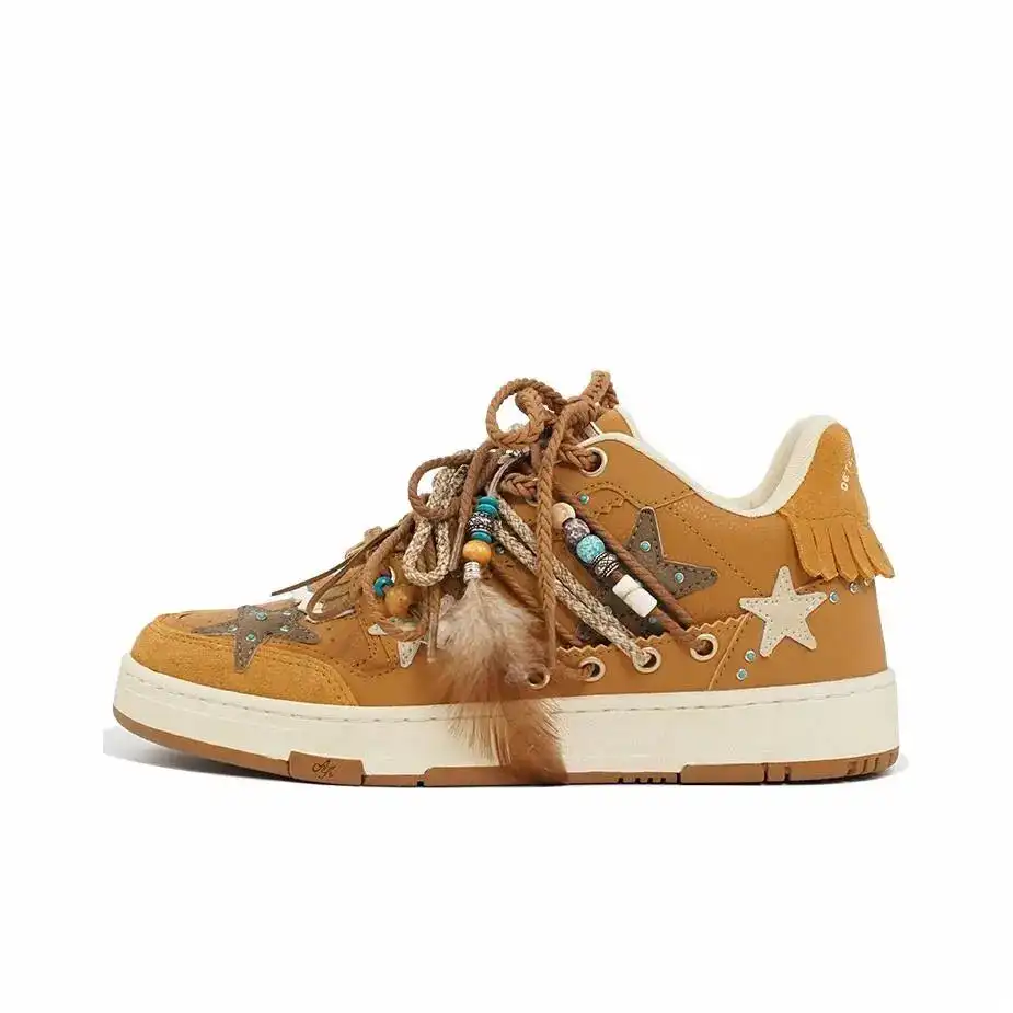 KAALIXTO丨Star Board Shoes-DETECTIVE CHINATOWN 1900 collaboration edition-Ginger