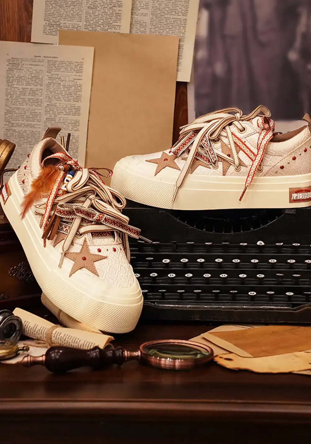 KAALIXTO丨Star Canvas Shoes-DETECTIVE CHINATOWN 1900 collaboration edition