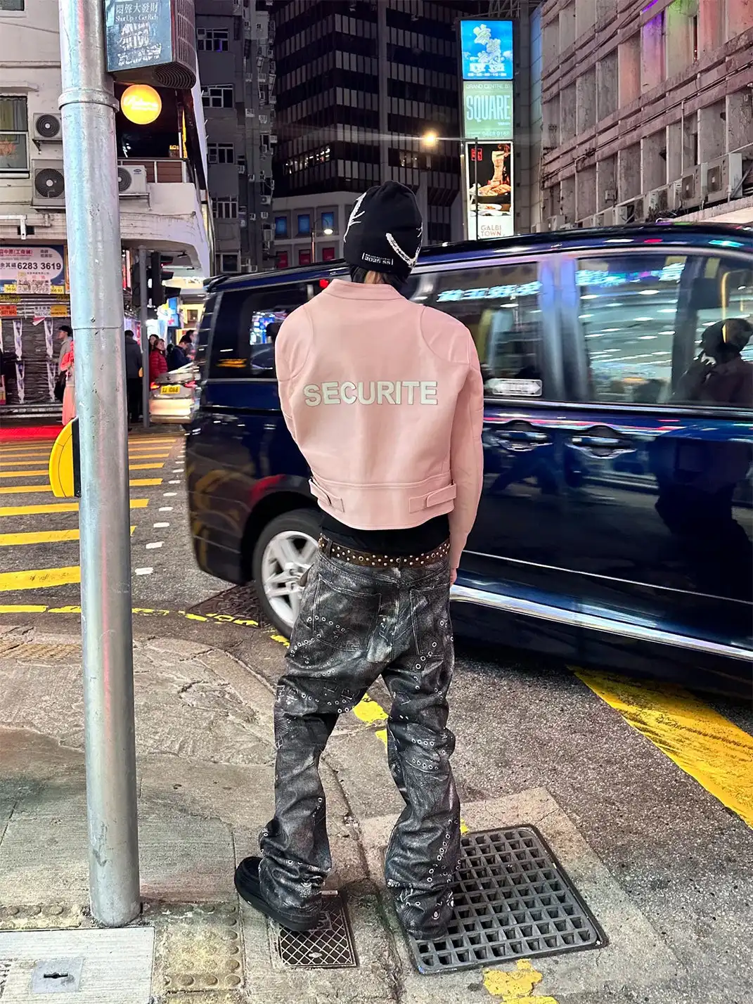 REGEN ZONE | RIOT Structured Waxed Silhouette Pants