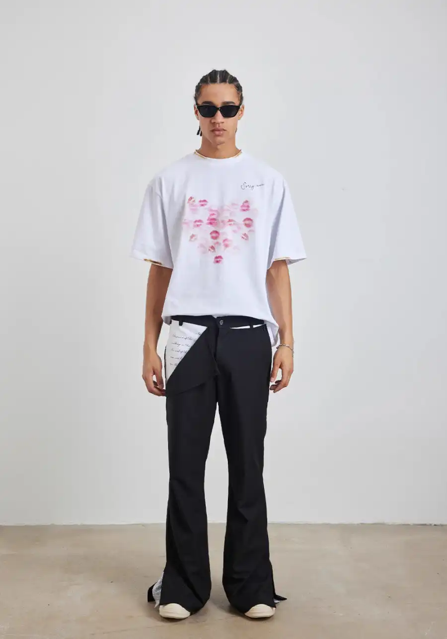 Kylie's Lip Print Smoke Tee - 3