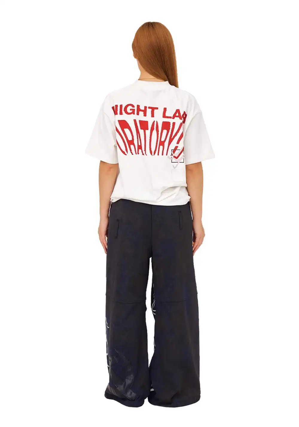 Night Lab 丨"Who R U Fuk Your Robotman" Human Verification T-Shirt.
