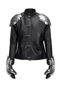 Fourth3ex丨Archive-Custom Medieval Armor Leather Jacket