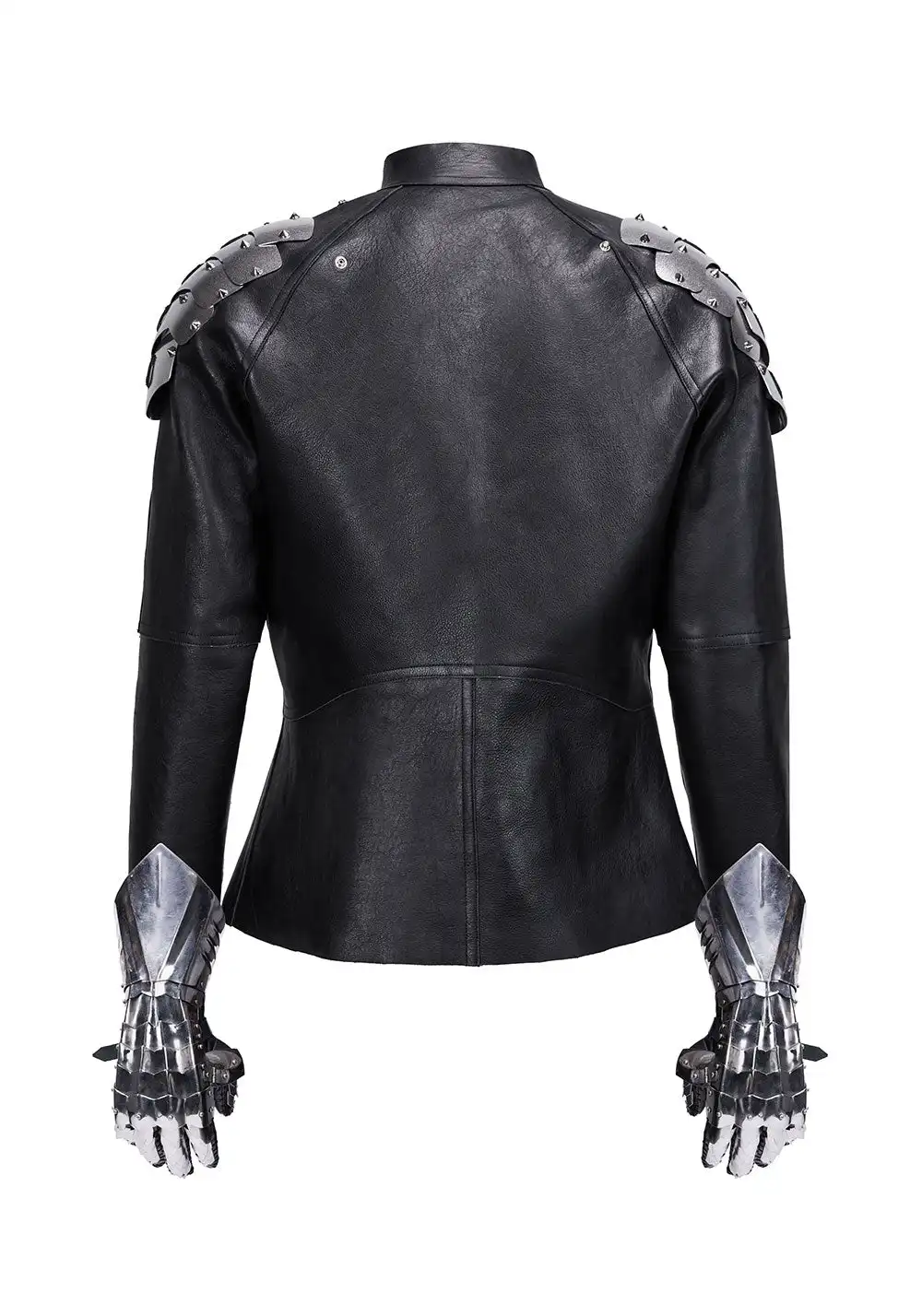 Fourth3ex丨Archive-Custom Medieval Armor Leather Jacket