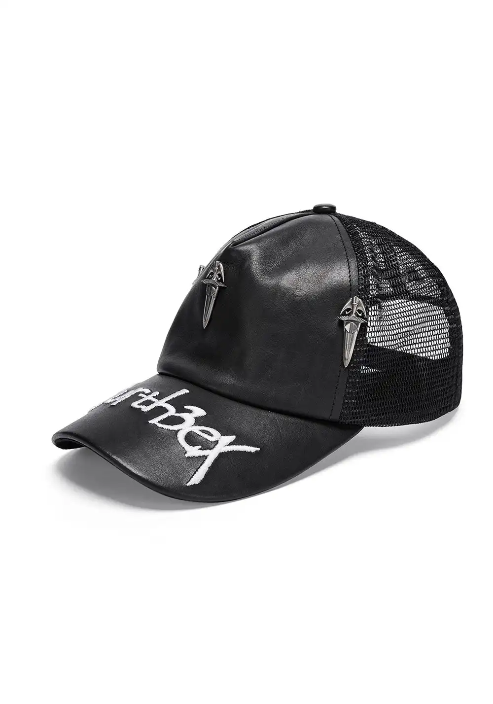 Fourth3ex丨Leather & Mesh Baseball Cap