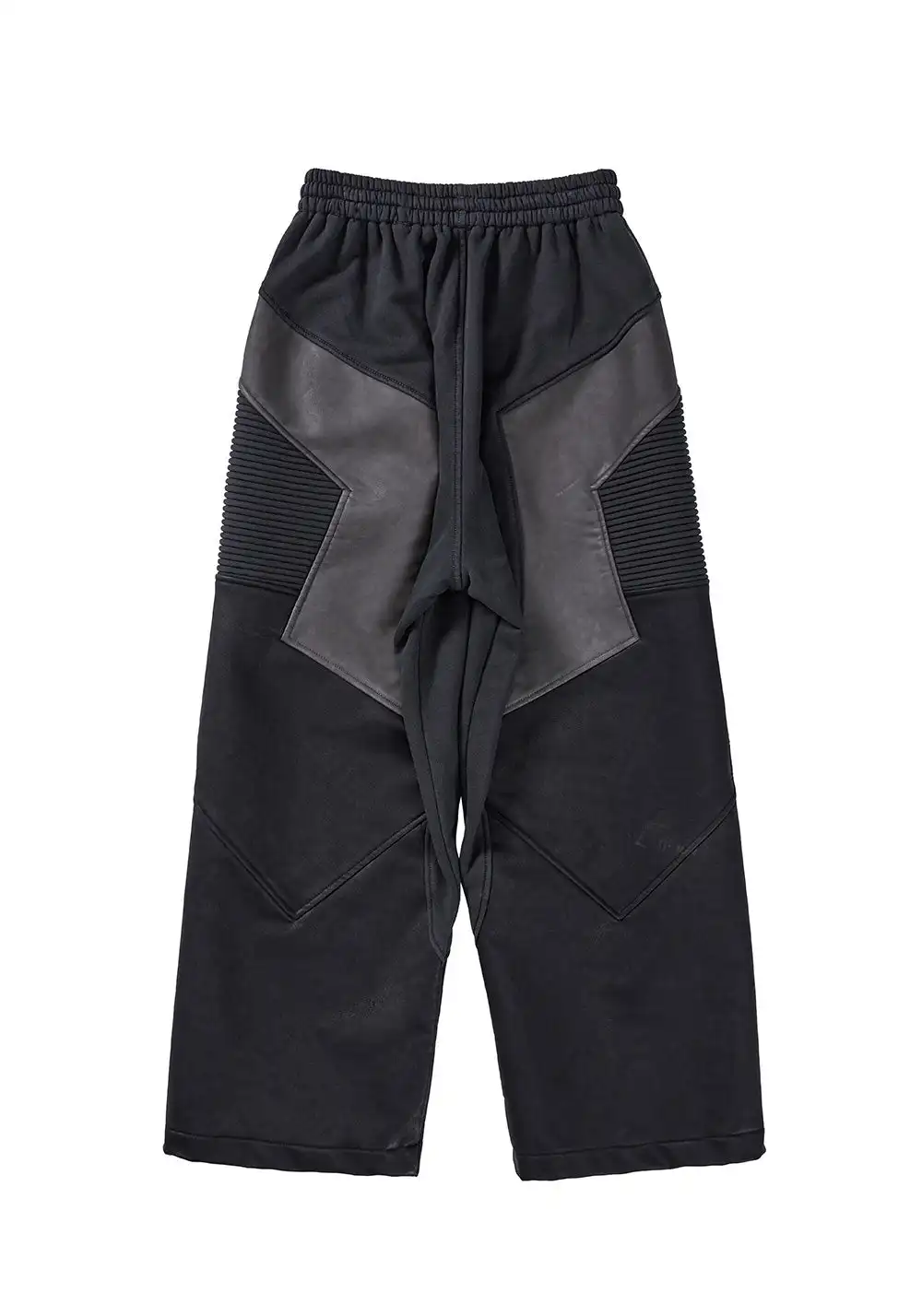 Fourth3ex丨Archive-Patchwork Motorcycle Pants.