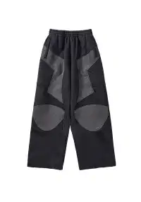 Fourth3ex丨Archive-Patchwork Motorcycle Pants.
