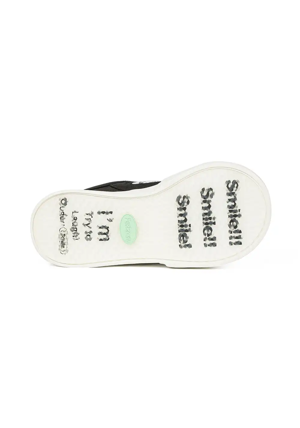 OUDER丨Open Smile Canvas Shoes-Black&White