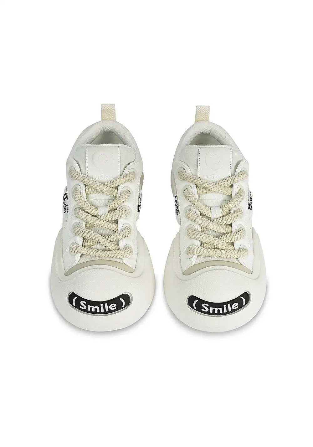 OUDER丨Open Smile Canvas Shoes-White
