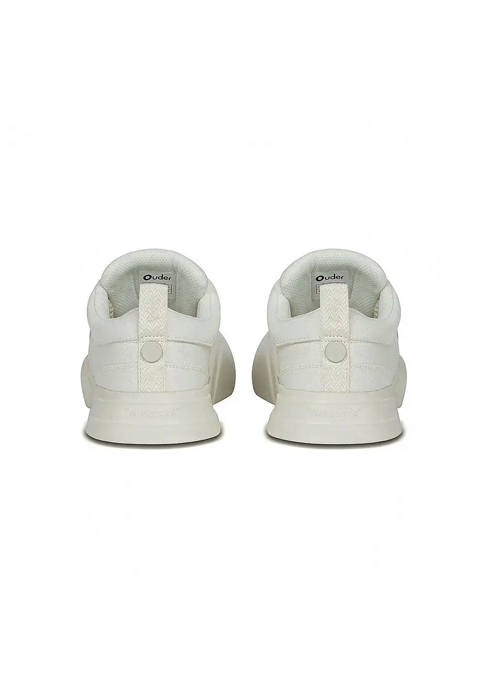 OUDER丨Open Smile Canvas Shoes-White