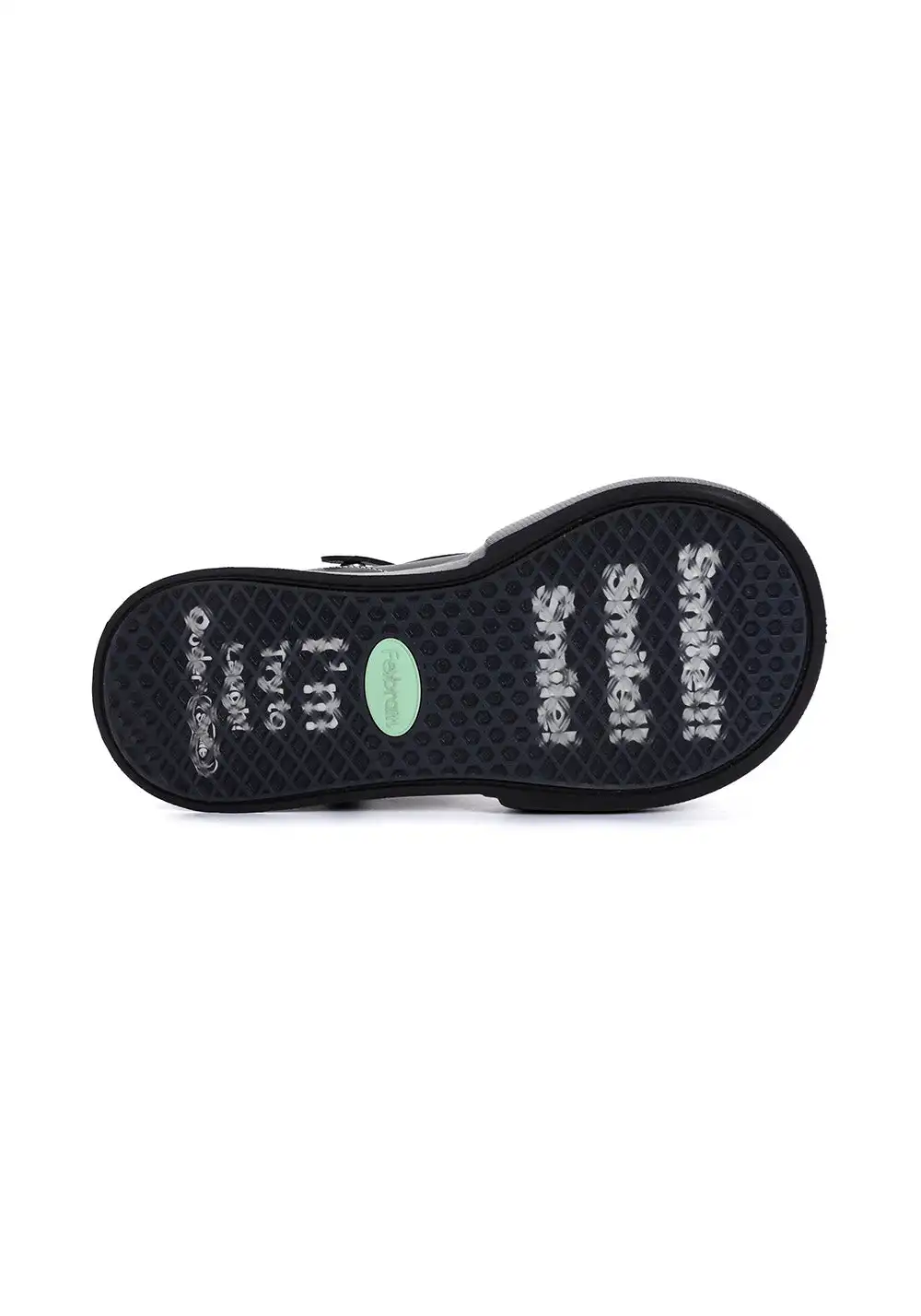 OUDER丨Smile Vampire Leather Mary Jane Shoes-Black