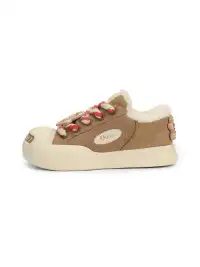 OUDER丨Smile CocoaElf Canvas Shoes-Brown