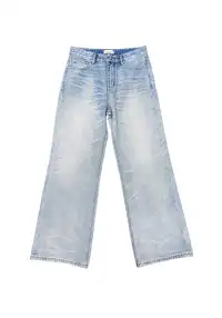 The Butchers Riot-Turq-Wash A-Line Pants
