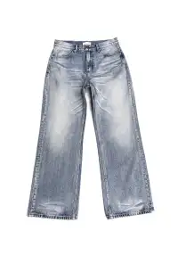 The Butchers Riot- "Cyan Snow" A-Line Jeans