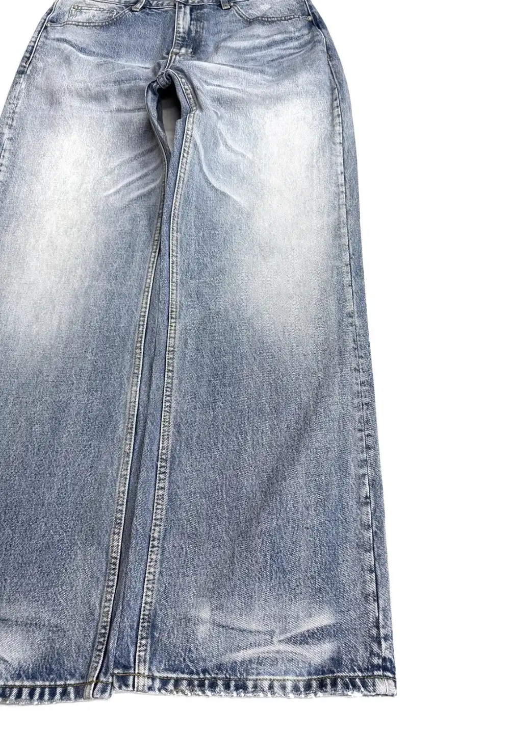 The Butchers Riot- "Cyan Snow" A-Line Jeans