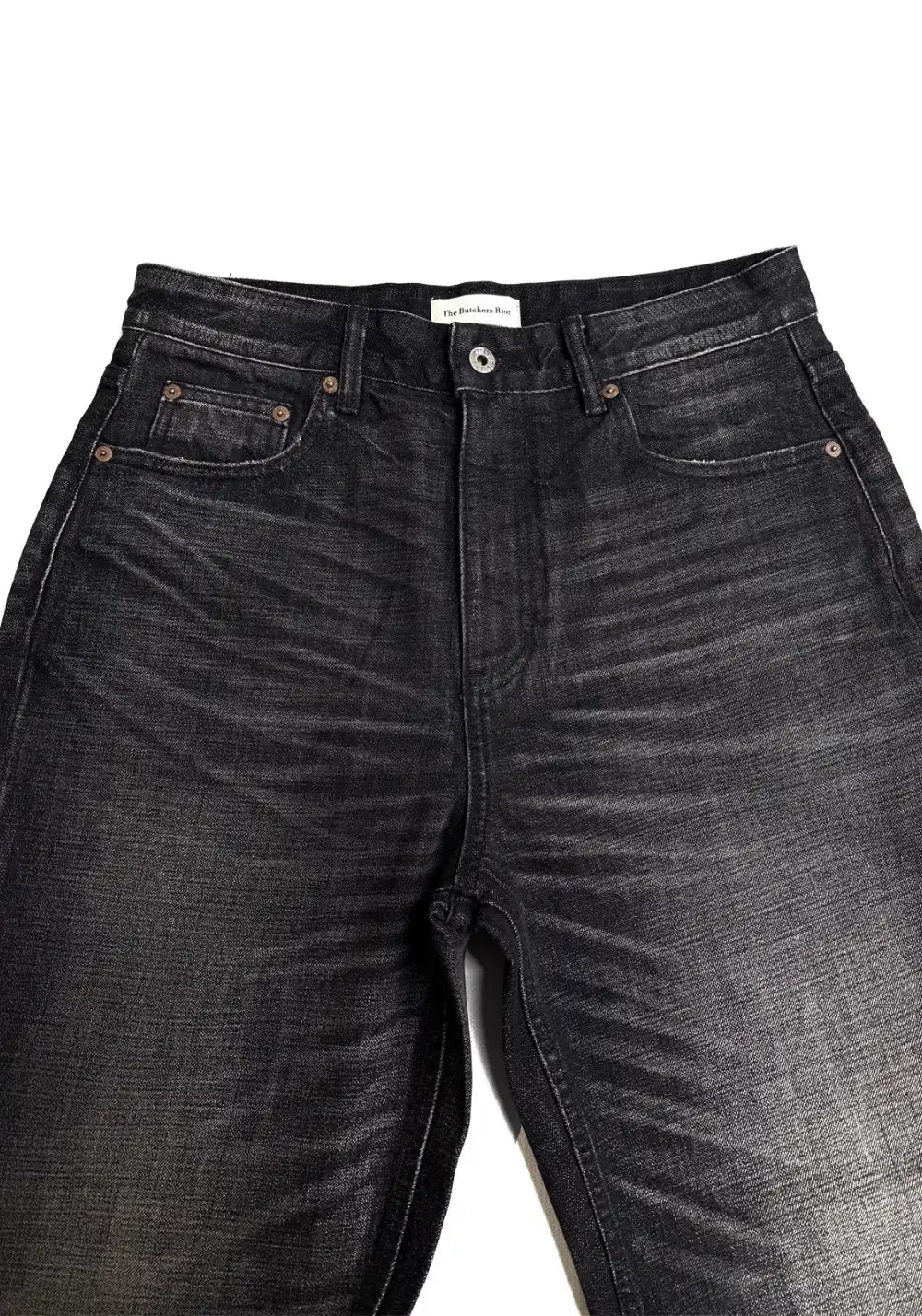 The Butchers Riot-"Black Soul" Jeans - Shadow Wash Loose Fit