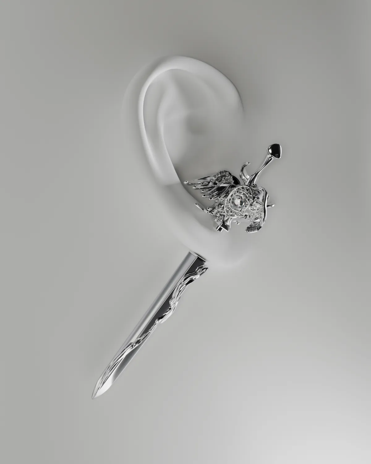 TORNADOSONG丨Holy Sword Earring-Wings