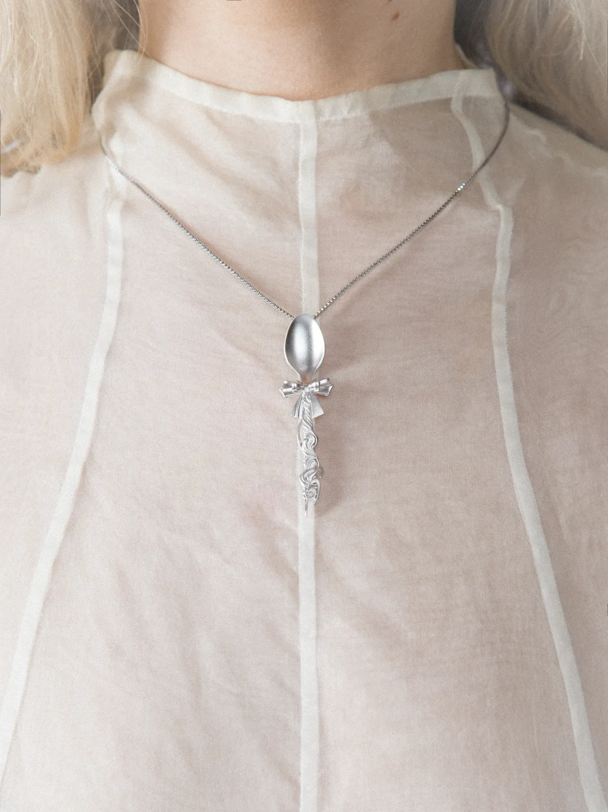 TORNADOSONG丨Spoon Necklace -Bow