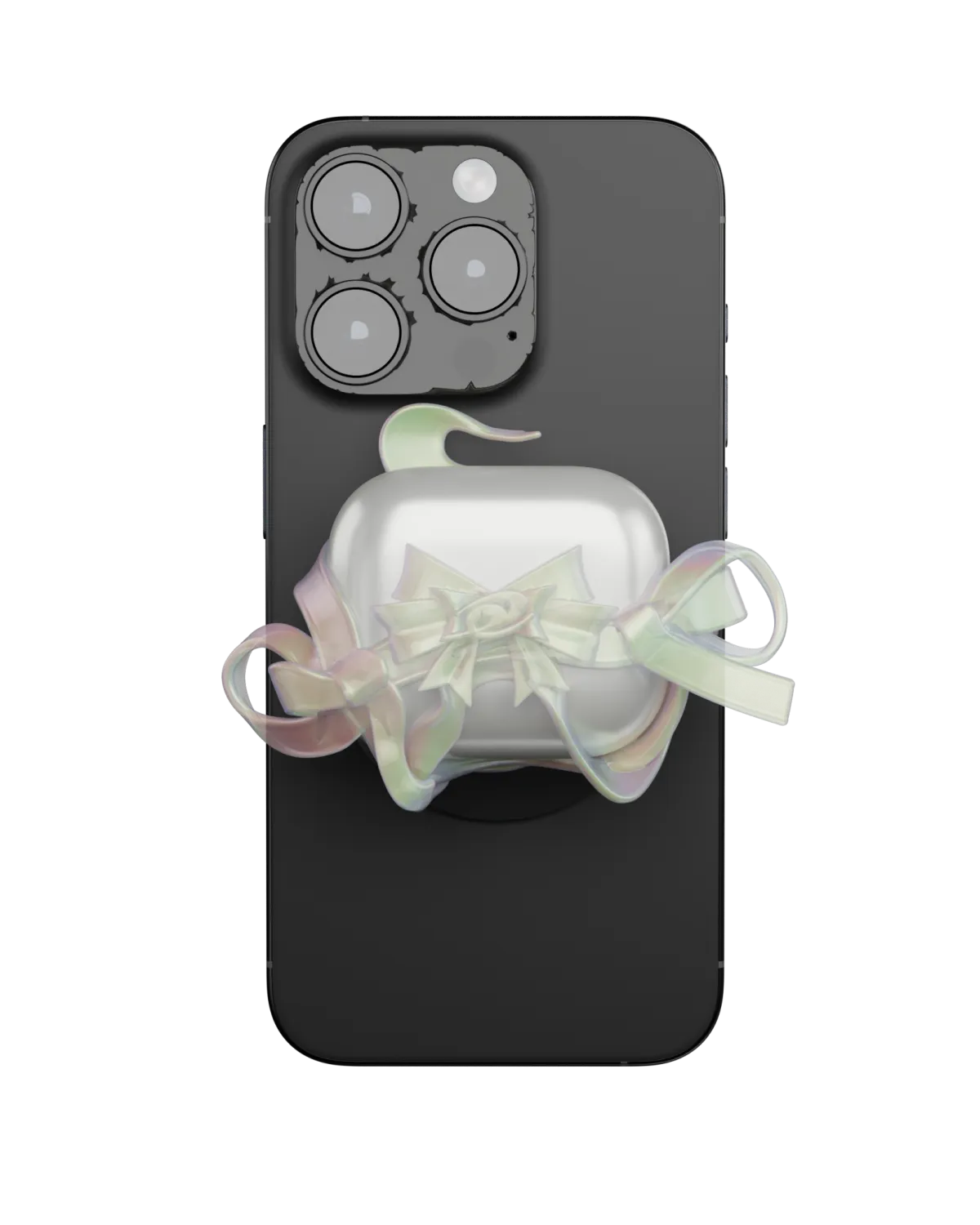 TORNADOSONG丨AirPods Phone Magnetic Case -Bow
