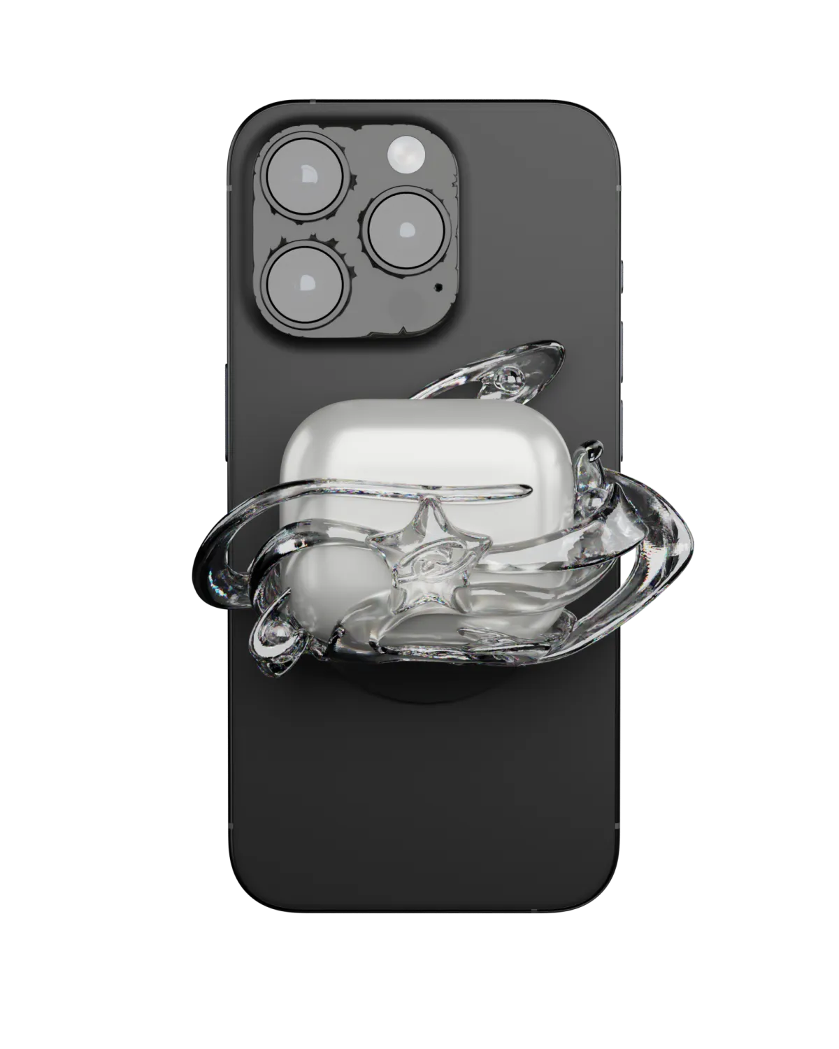TORNADOSONG丨AirPods Phone Magnetic Case - Star