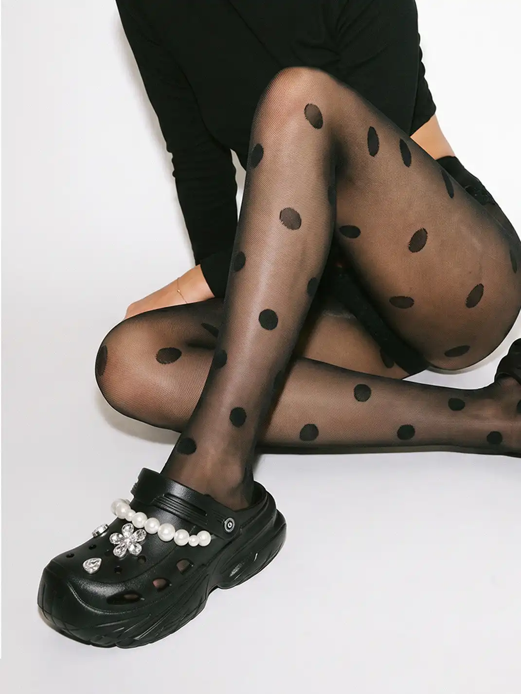 C.BANNER丨Pearl Rhinestone Crocs
