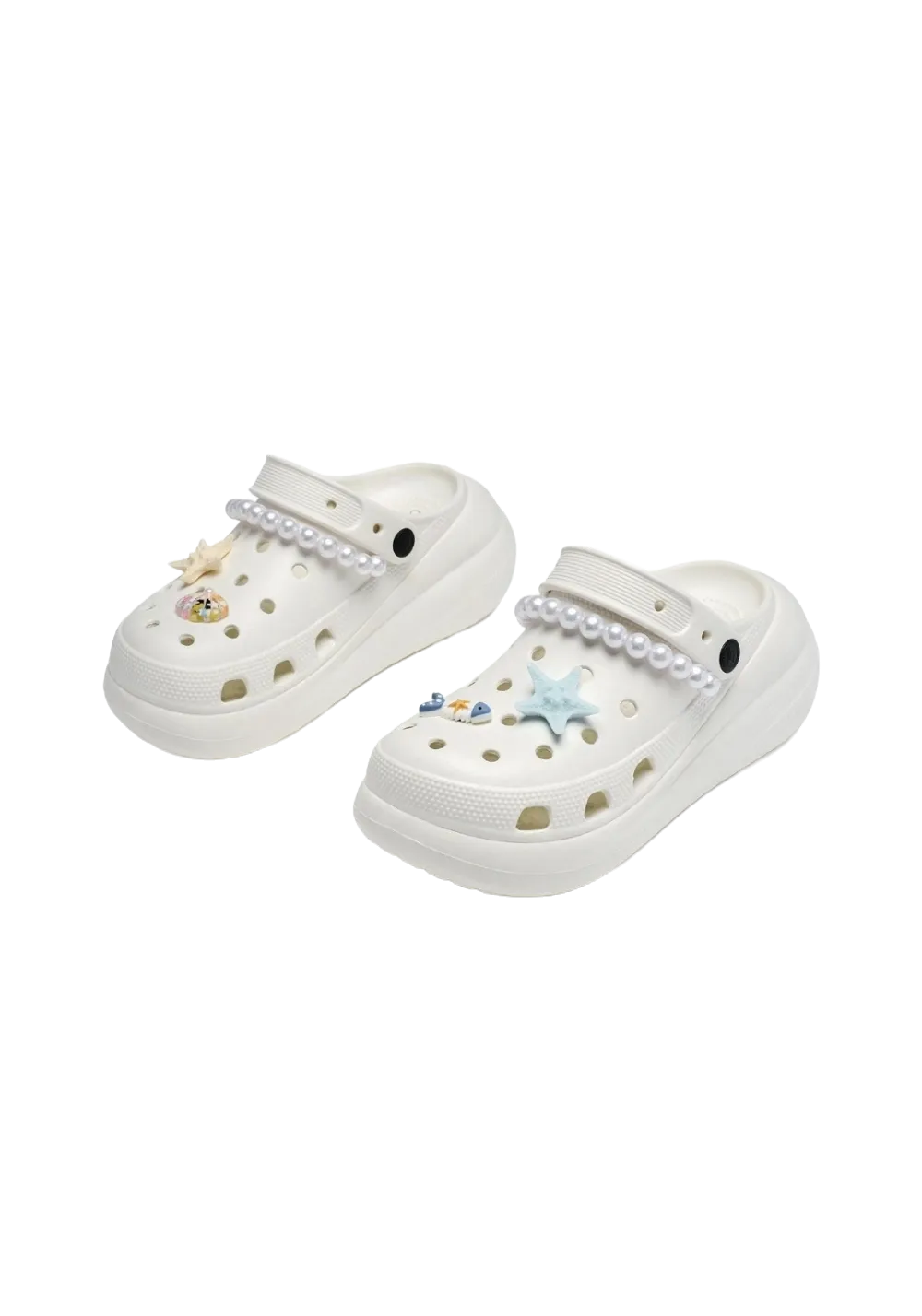 C.BANNER丨Pearl Rhinestone Crocs