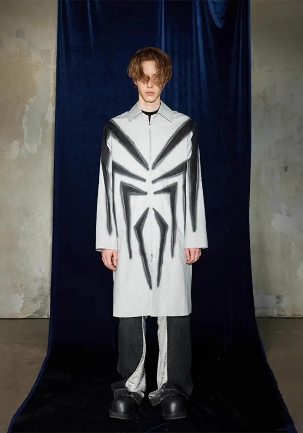 DND4DES丨Spider Print Trench Coat