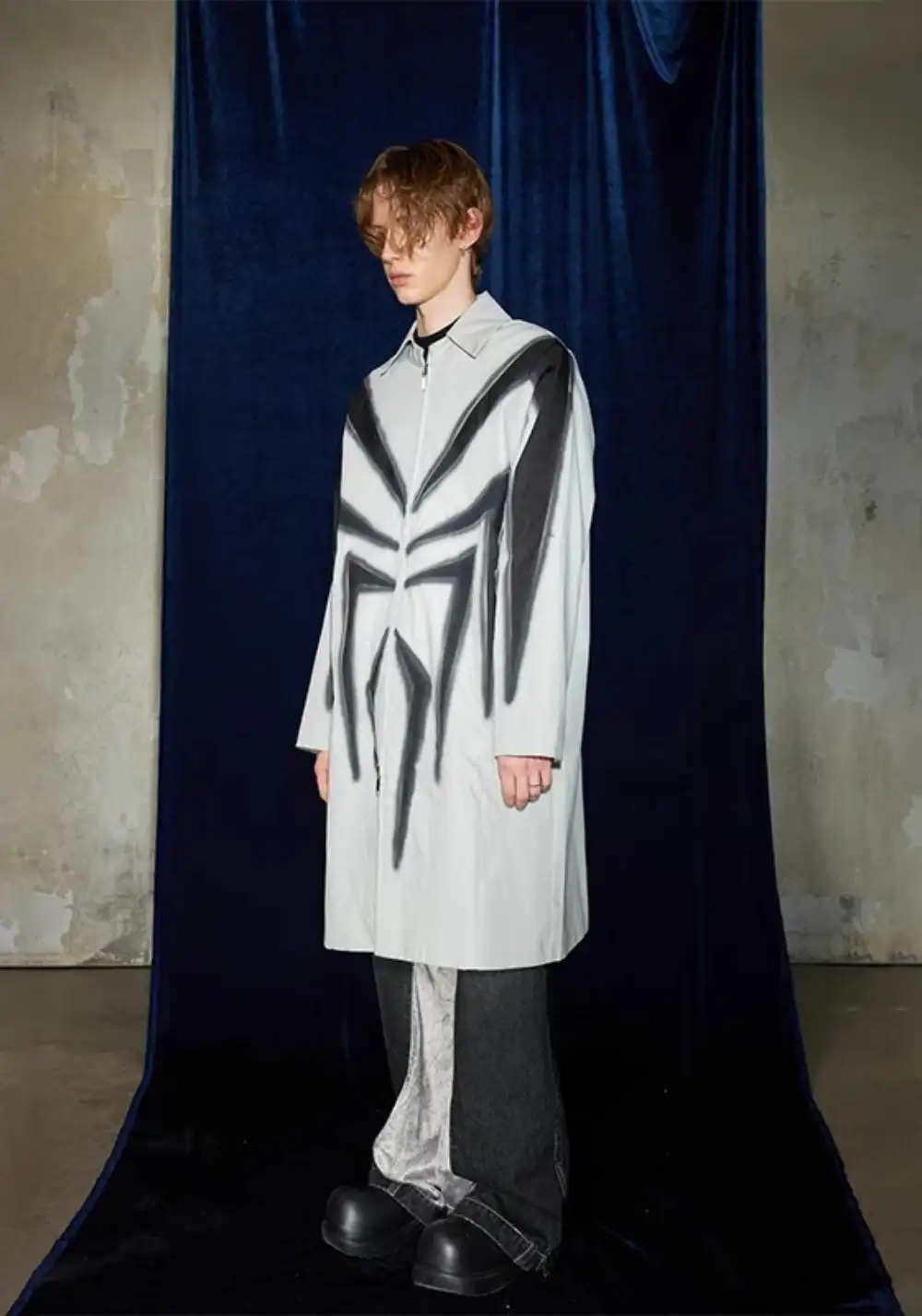 DND4DES丨Spider Print Trench Coat