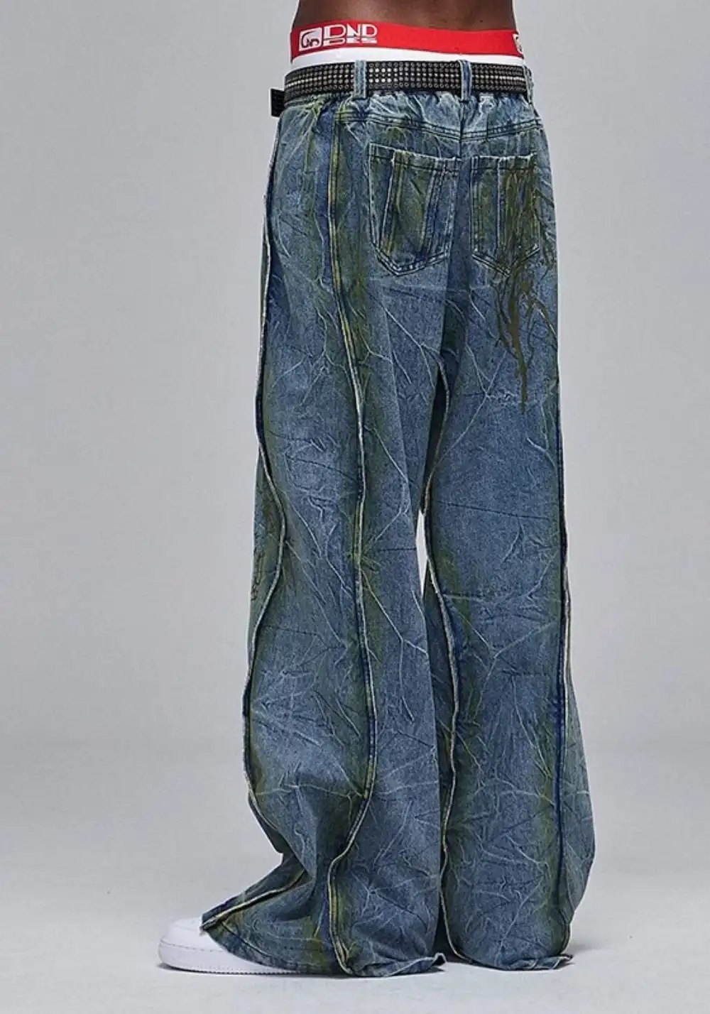 DND4DES丨Branch Paint-Washed Pants