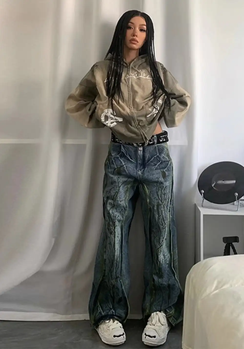 DND4DES丨Branch Paint-Washed Pants