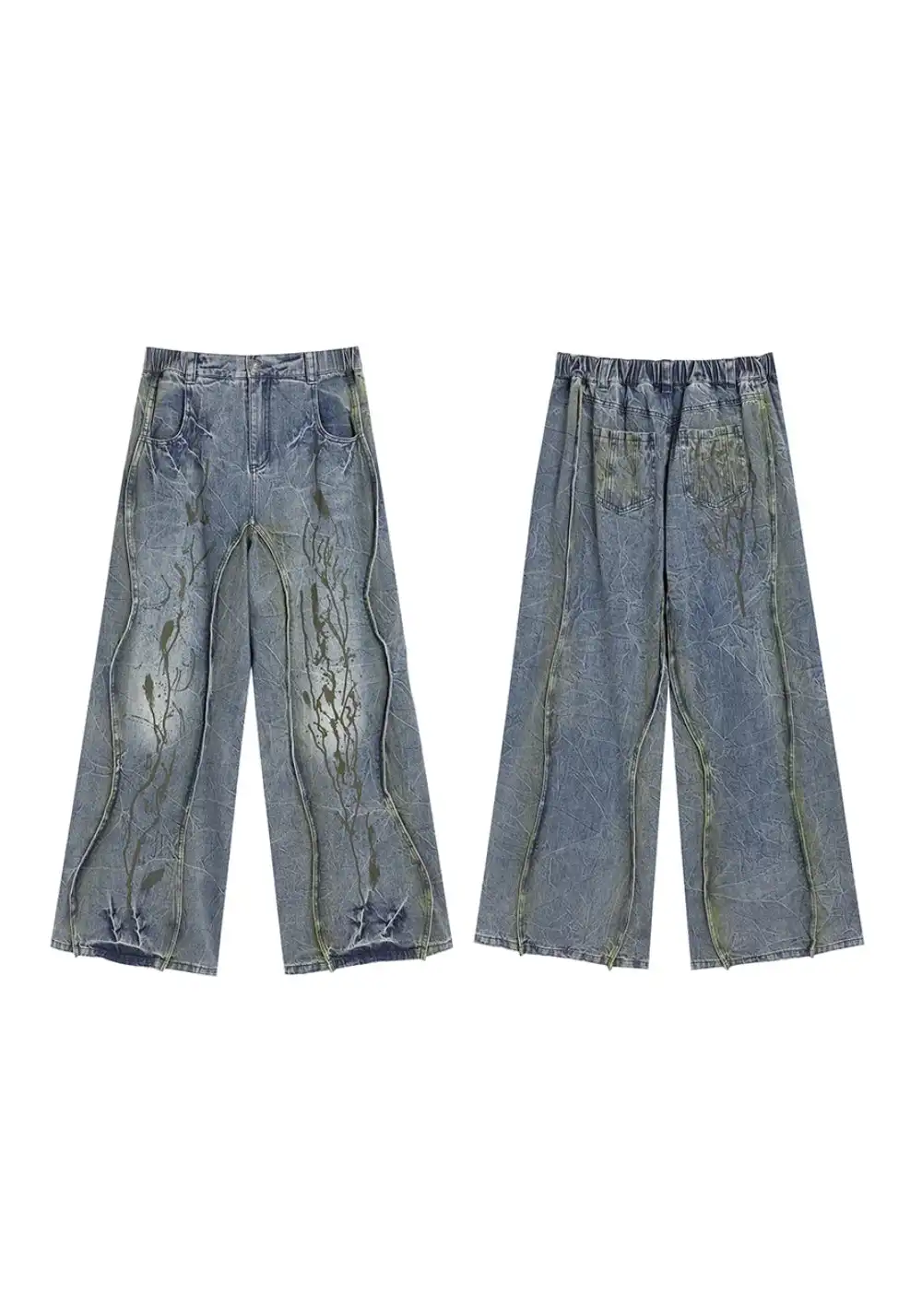 DND4DES丨Branch Paint-Washed Pants