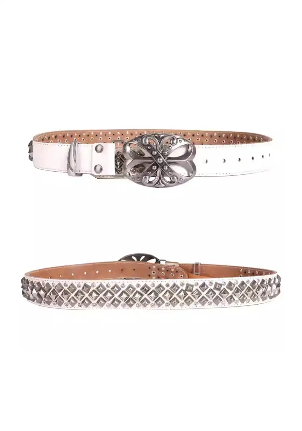 DND4DES丨Rhinestone Buckle Belt