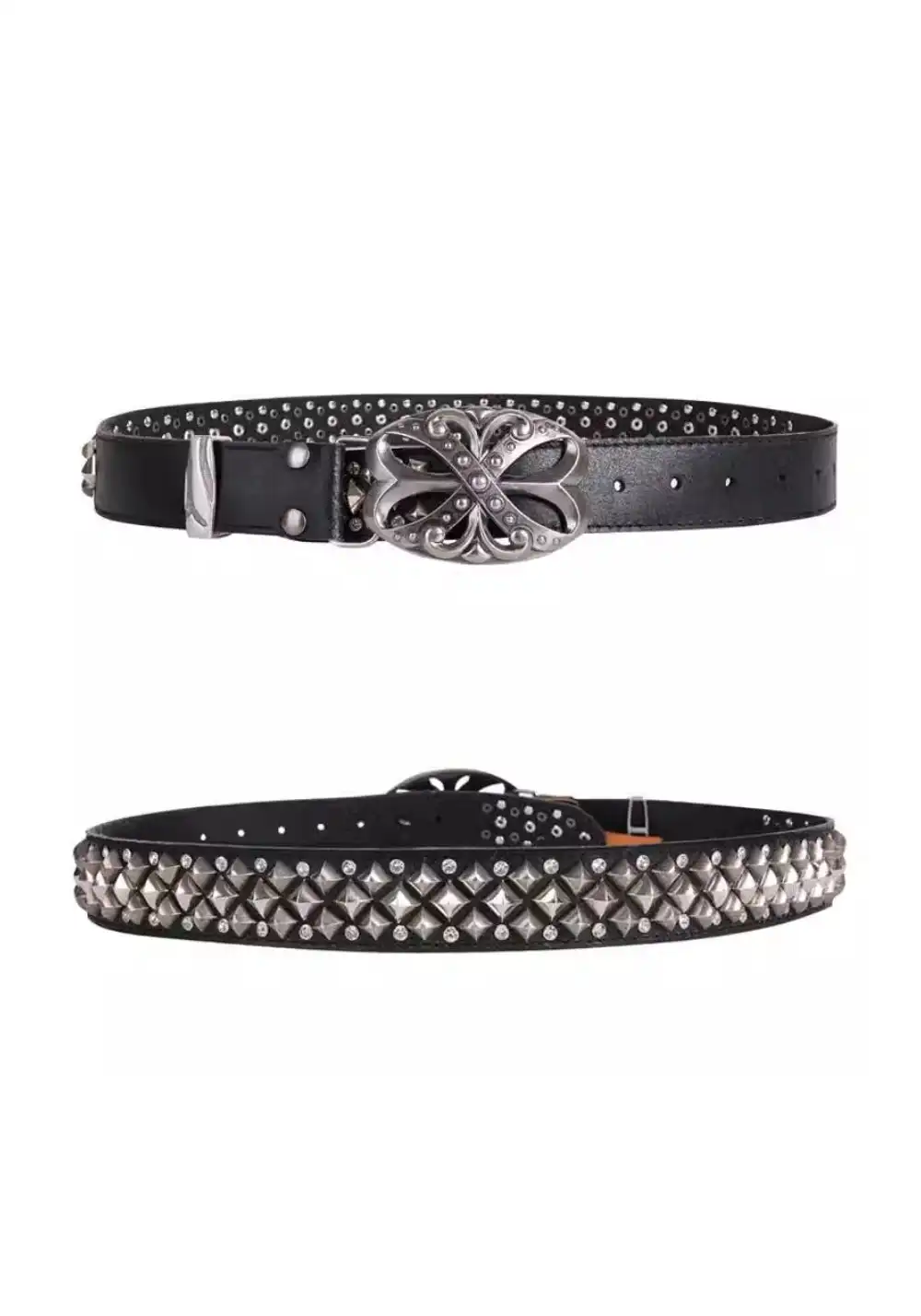 DND4DES丨Rhinestone Buckle Belt