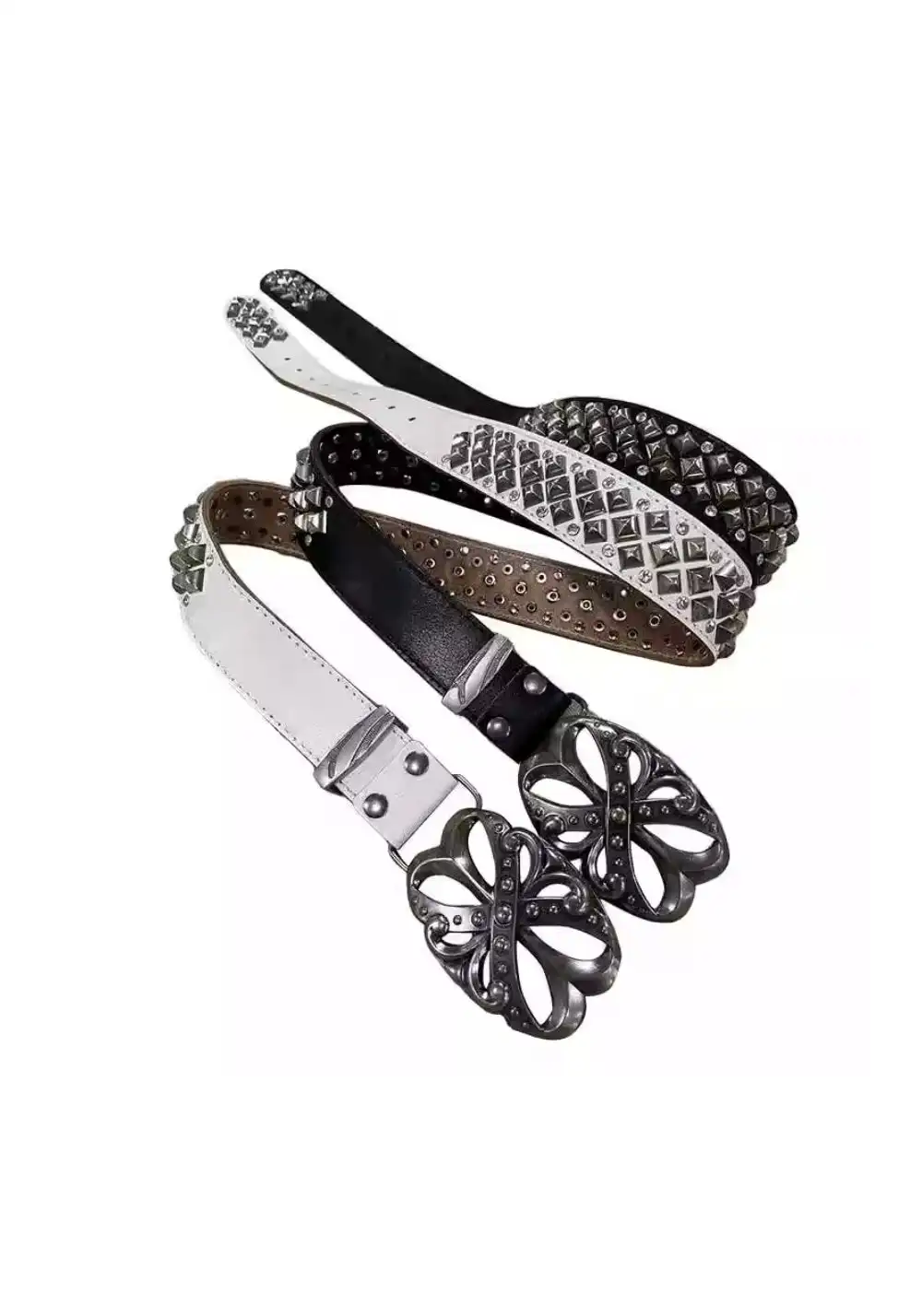 DND4DES丨Rhinestone Buckle Belt
